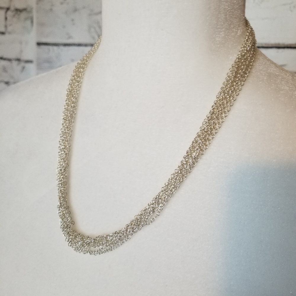 Silver plated necklace